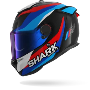 CASCO SHARK SPARTAN GT PRO CARBON GUINTOLI Carbon Blue Red