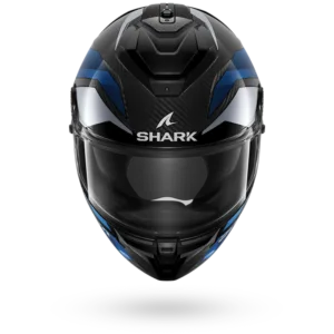 CASCO SHARK SPARTAN GT PRO CARBON Ritmo Carbon Blue Chrome