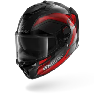 CASCO SHARK SPARTAN GT PRO CARBON Ritmo Carbon Red Chrome