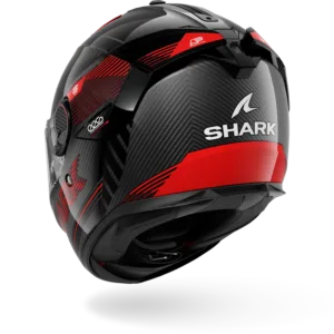 CASCO SHARK SPARTAN GT PRO CARBON AXIUM Carbon Anthracite Red