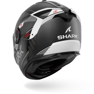 CASCO SHARK SPARTAN GT PRO CARBON AXIUM Carbon Anthracite White