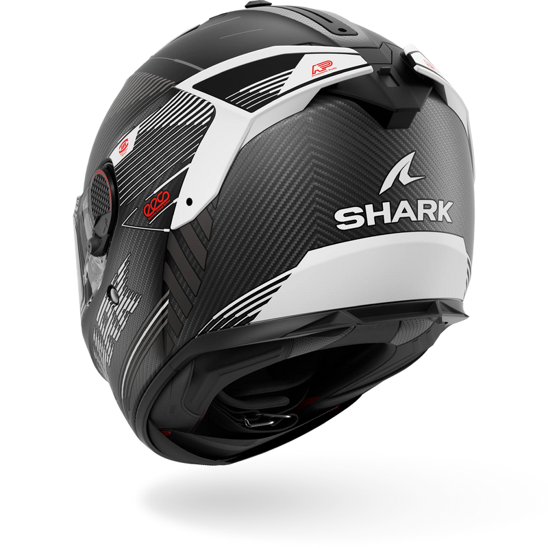 CASCO SHARK SPARTAN GT PRO CARBON AXIUM Carbon Anthracite White