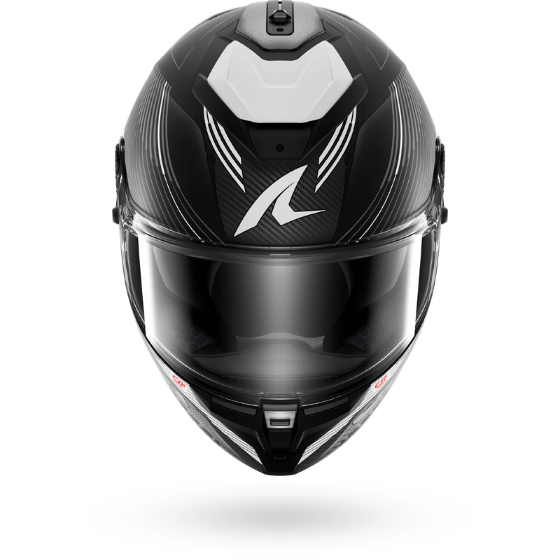 CASCO SHARK SPARTAN GT PRO CARBON AXIUM Carbon Anthracite White