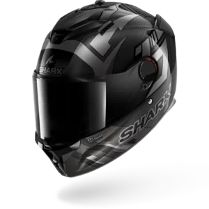 CASCO SHARK SPARTAN GT PRO CARBON REPLICA ZARCO TRACK RACER Carbon Anthracite Chrome