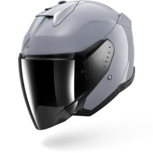 CASCO SHARK SKWAL i3 JET Dark Shadow Gun Silver