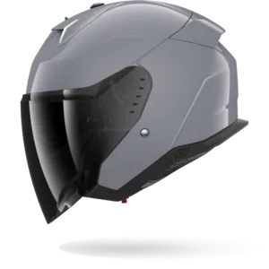 CASCO SHARK SKWAL i3 JET Dark Shadow Gun Silver