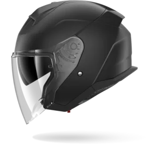 CASCO SHARK SKWAL JET Blank Matte Black Matte