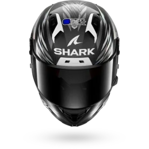 CASCO SHARK AERON-GP FIM 2 FIM RACING #2 REPLICA ZARCO WINTER TEST 2026 Carbon Anthracite Chrom