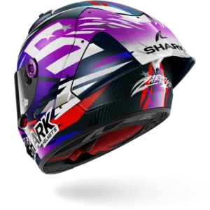 CASCO SHARK AERON-GP FIM 2 RACING #2 REPLICA ZARCO SIGNATURE 2026 Carbon Violet Chrom