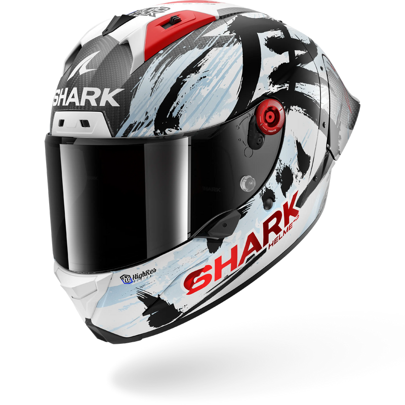 CASCO SHARK AERON-GP FIM 2 REPLICA ZARCO SUZUKA 2026 Carbon White Black