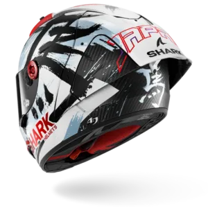 CASCO SHARK AERON-GP FIM 2 REPLICA ZARCO SUZUKA 2026 Carbon White Black
