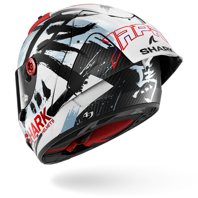 CASCO SHARK AERON-GP FIM 2 REPLICA ZARCO SUZUKA 2026 Carbon White Black