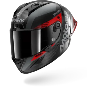 CASCO SHARK AERON-GP FIM 2 MOTOGP Carbon Anthracite Red