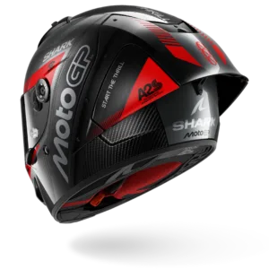 CASCO SHARK AERON-GP FIM 2 MOTOGP Carbon Anthracite Red