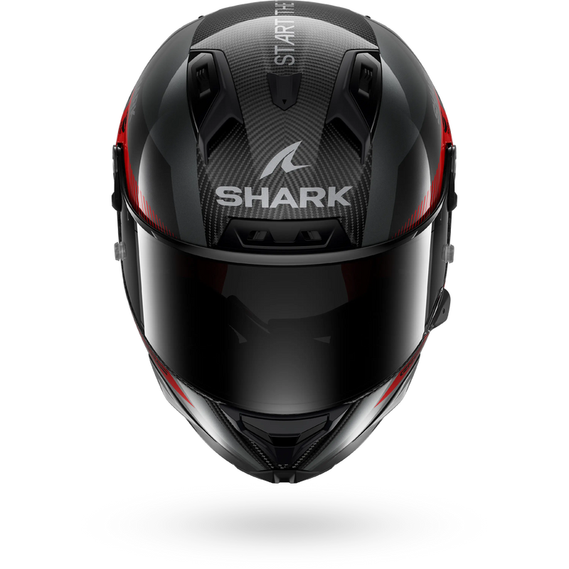 CASCO SHARK AERON-GP FIM 2 MOTOGP Carbon Anthracite Red