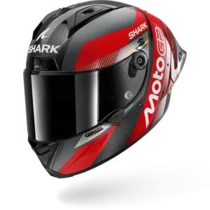 CASCO SHARK AERON-GP FIM 2 MOTOGP Carbon Red Chrom