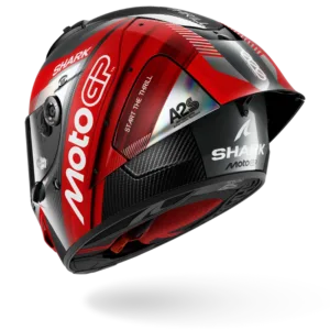 CASCO SHARK AERON-GP FIM 2 MOTOGP Carbon Red Chrom