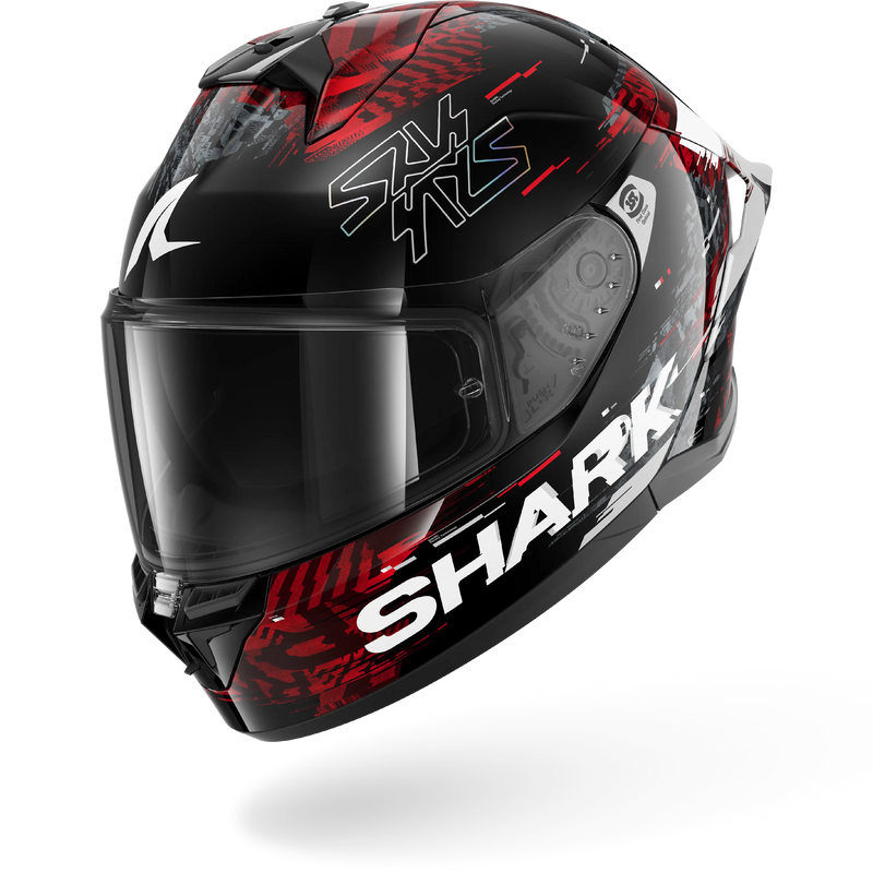 CASCO SHARK SKWAL CUP SPEED-VIB Black Red Silver
