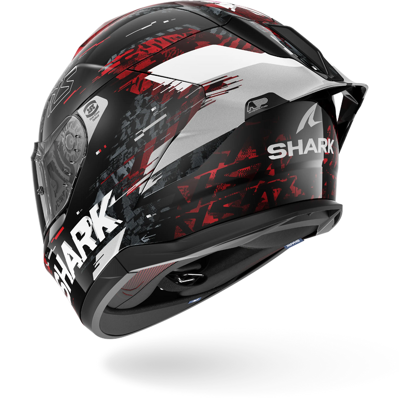 CASCO SHARK SKWAL CUP SPEED-VIB Black Red Silver