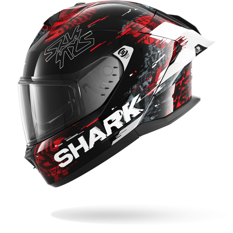 CASCO SHARK SKWAL CUP SPEED-VIB Black Red Silver