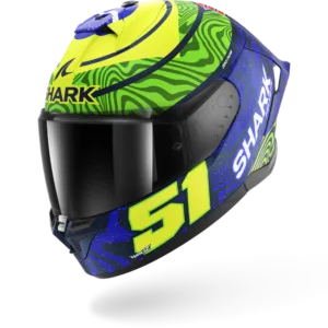 CASCO SHARK SKWAL CUP REPLICA GRANADO Mat Blue Green Yellow