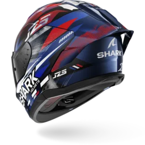 CASCO SHARK SKWAL CUP REPLICA ZARCO GP DE FRANCE Blue Chrome Red