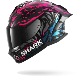 CASCO SHARK SKWAL CUP REPLICA REDDING Mat Black Violet Blue