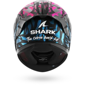 CASCO SHARK SKWAL CUP REPLICA REDDING Mat Black Violet Blue