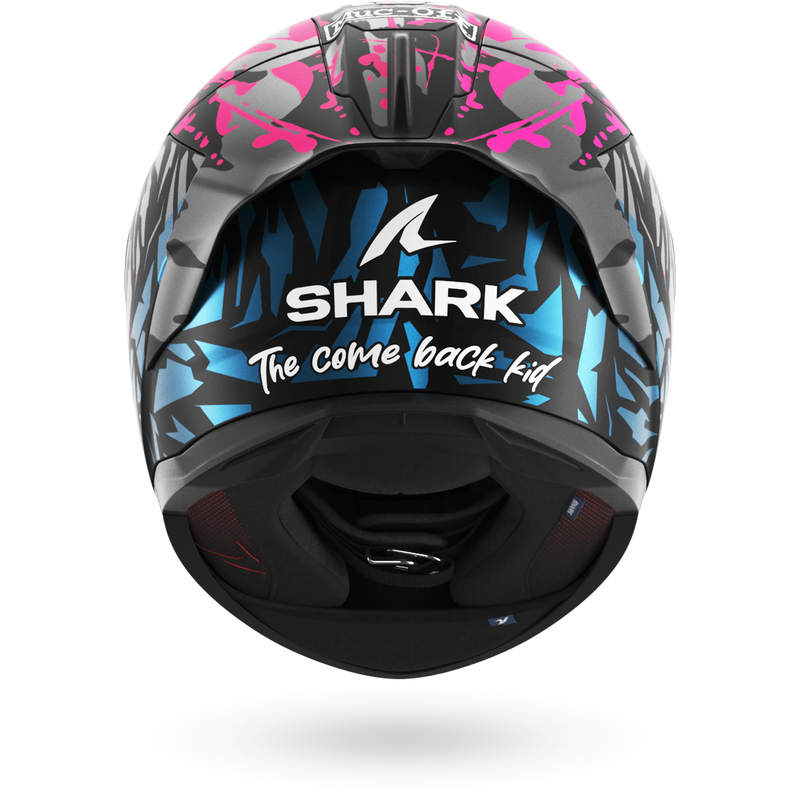 CASCO SHARK SKWAL CUP REPLICA REDDING Mat Black Violet Blue