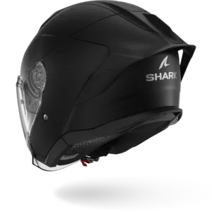 CASCO SHARK SKWAL JET CUP BLANK Mat Black Mat