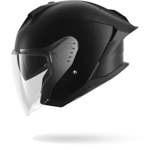 CASCO SHARK SKWAL JET CUP BLANK Mat Black Mat