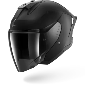 CASCO SHARK SKWAL JET CUP DARK SHADOW Mat Black Mat