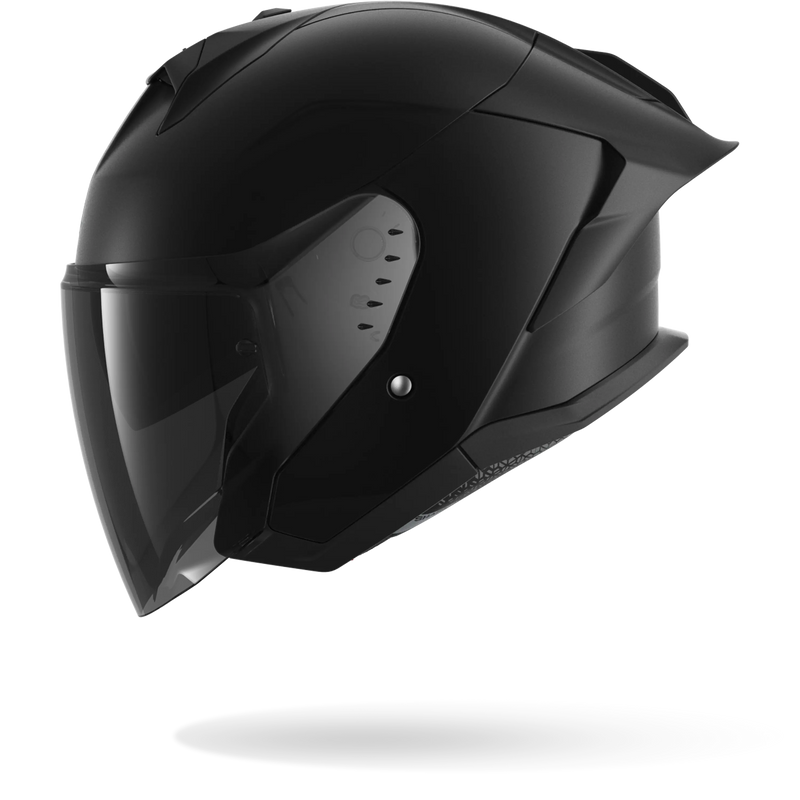 CASCO SHARK SKWAL JET CUP DARK SHADOW Mat Black Mat