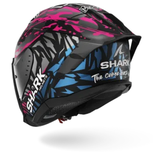 CASCO SHARK SKWAL JET CUP REPLICA REDDING Mat Black Violet Blue