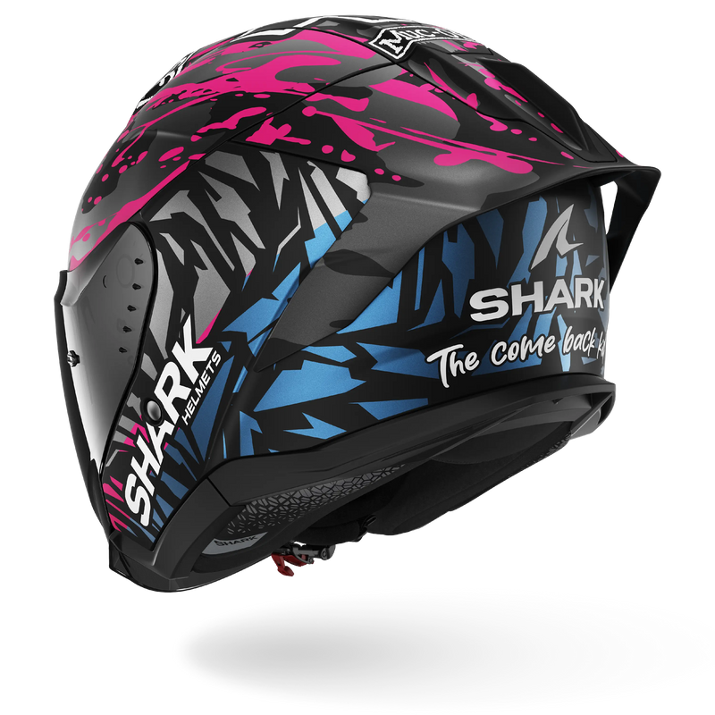 CASCO SHARK SKWAL JET CUP REPLICA REDDING Mat Black Violet Blue