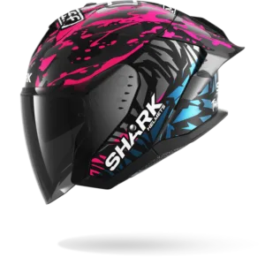 CASCO SHARK SKWAL JET CUP REPLICA REDDING Mat Black Violet Blue