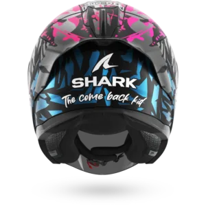 CASCO SHARK SKWAL JET CUP REPLICA REDDING Mat Black Violet Blue