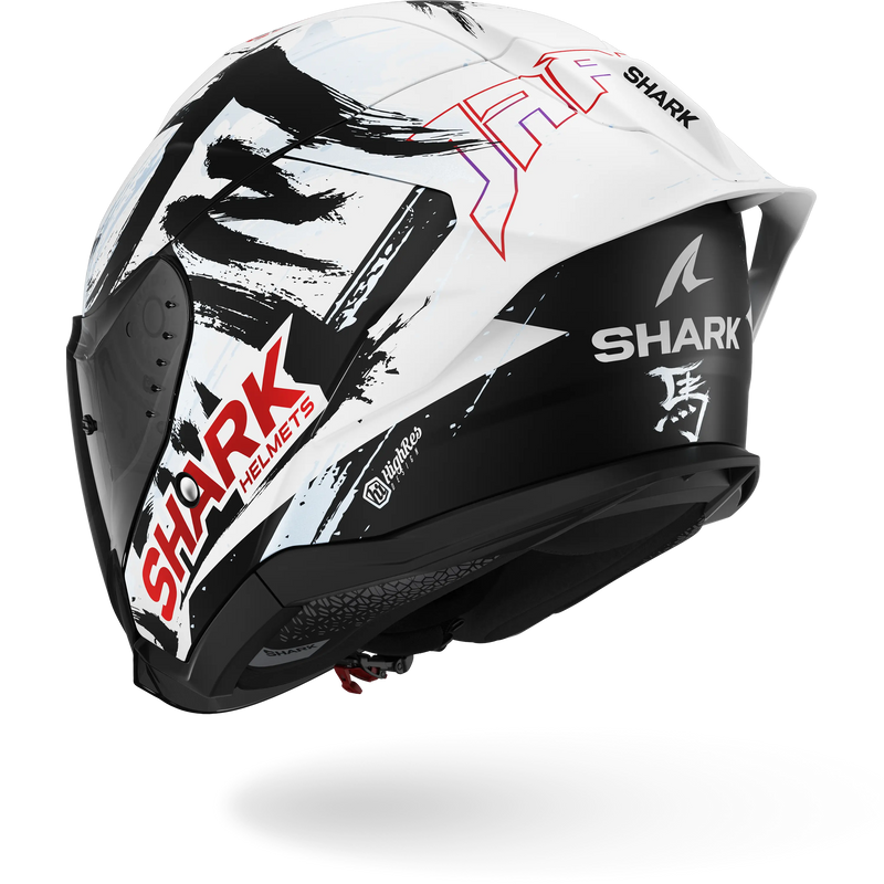 CASCO SHARK SKWAL JET CUP REPLICA ZARCO SUZUKA Black White Black