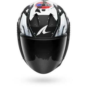 CASCO SHARK SKWAL JET CUP REPLICA ZARCO SUZUKA Black White Black