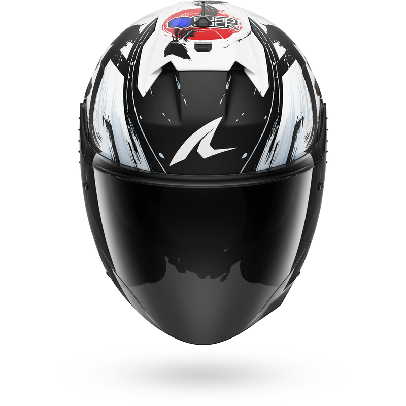 CASCO SHARK SKWAL JET CUP REPLICA ZARCO SUZUKA Black White Black