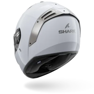 CASCO SHARK SPARTAN RS Blank White Silver Glossy