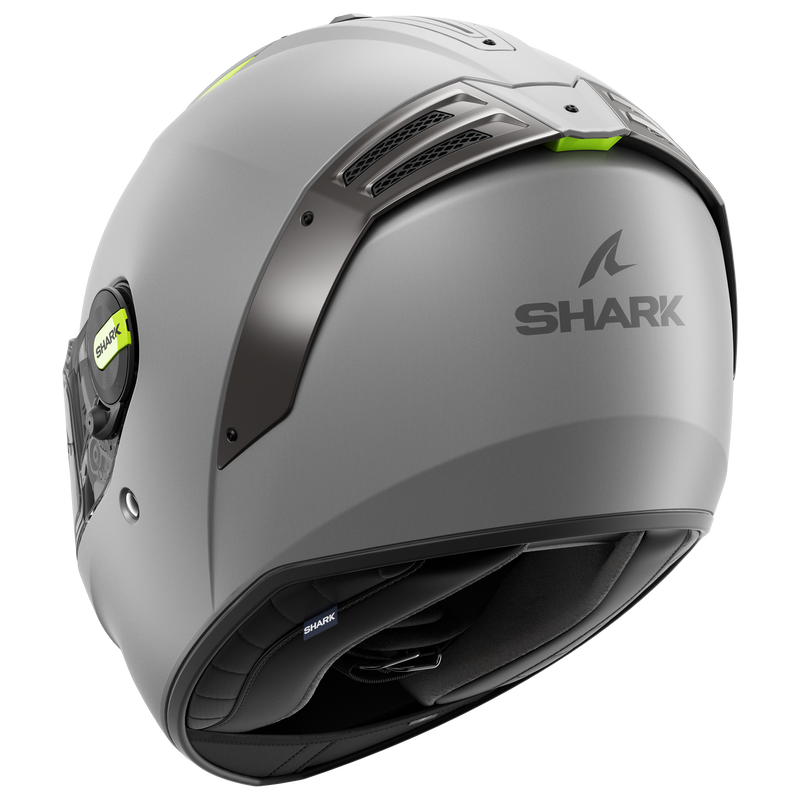 CASCO SHARK SPARTAN RS Blank Matte SP Silver Yellow Silver