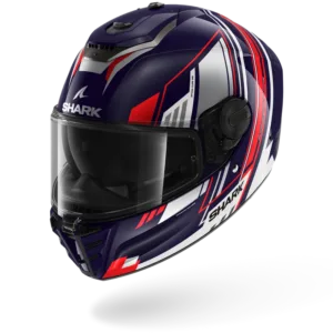 CASCO SHARK SPARTAN RS Byrhon Blue White Chrome