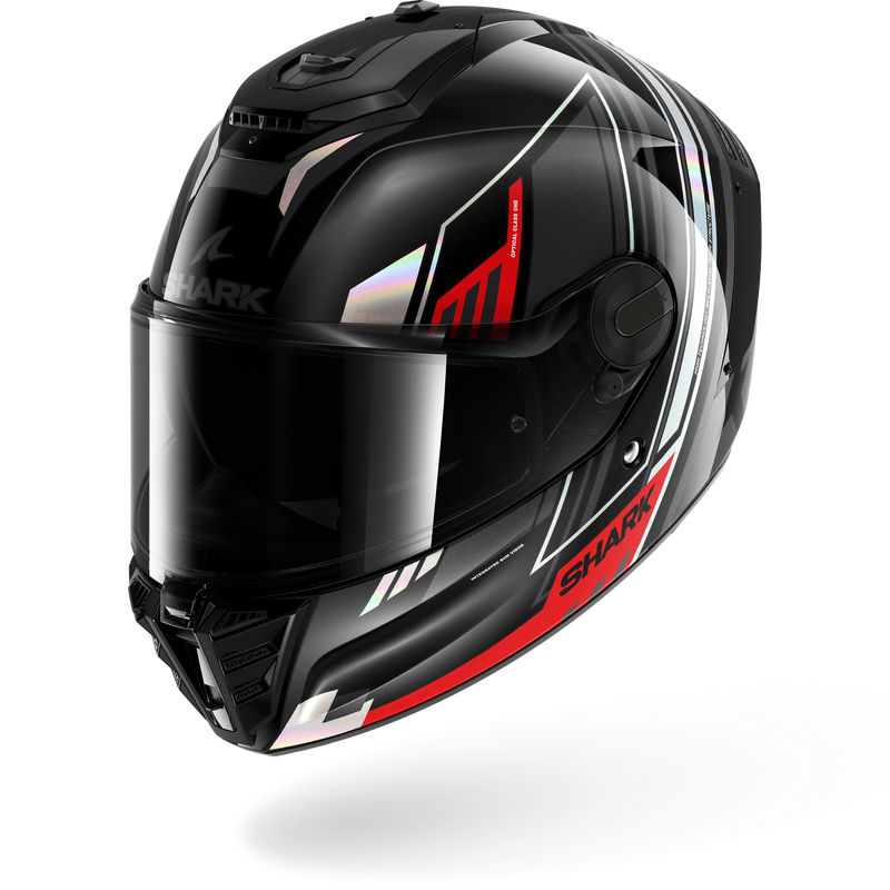 CASCO SHARK SPARTAN RS Byrhon Black Iridescent Red