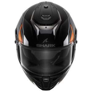 CASCO SHARK SPARTAN RS Byrhon Black Orange Chrome