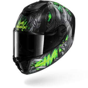 CASCO SHARK SPARTAN RS Shaytan Black Green Anthracite