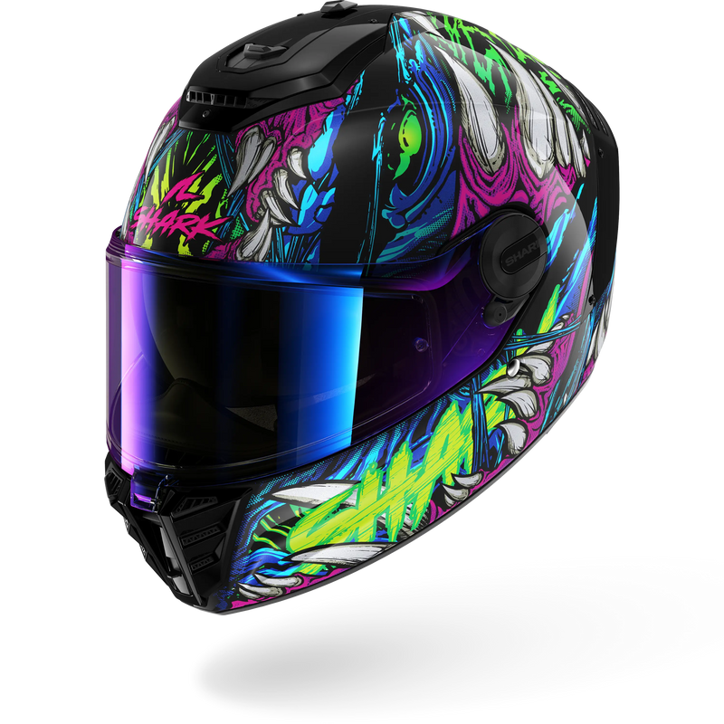 CASCO SHARK SPARTAN RS Shaytan Black Green Violet