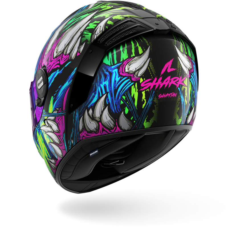 CASCO SHARK SPARTAN RS Shaytan Black Green Violet