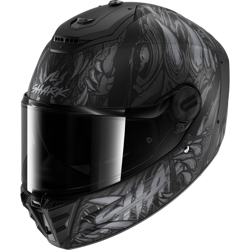 CASCO SHARK SPARTAN RS Shaytan Matte Black Anthracite