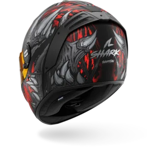 CASCO SHARK SPARTAN RS Shaytan Matte Black Red Anthracite